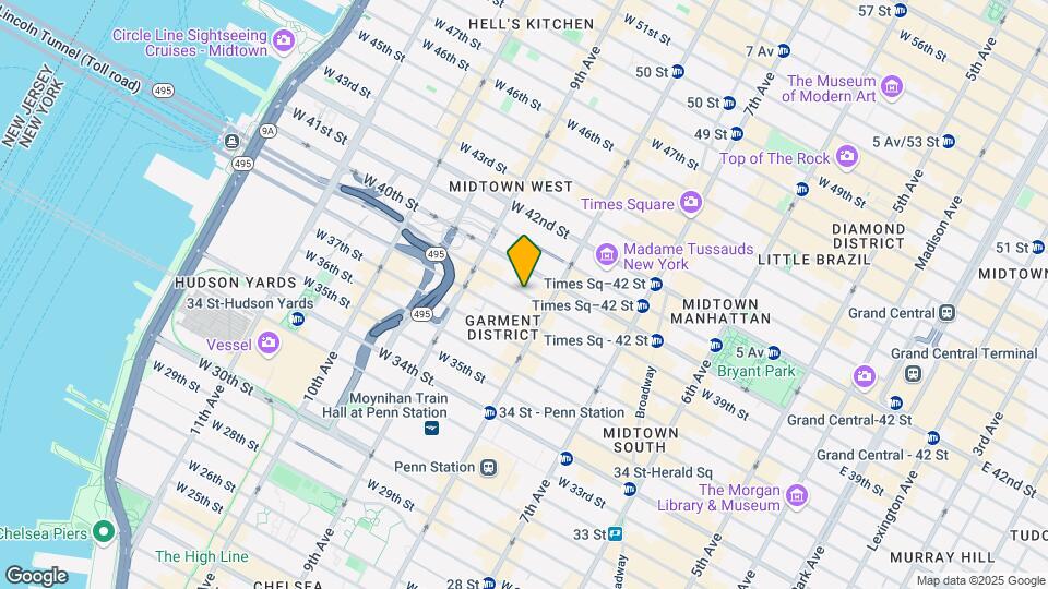 330 W 39th St-Unit -10K Map and Location Details