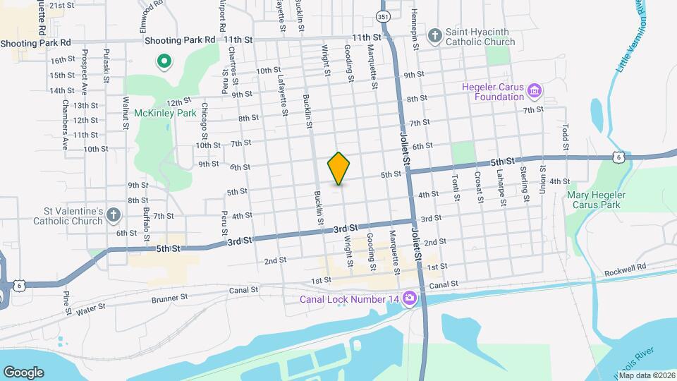 437 Wright St Map and Location Details