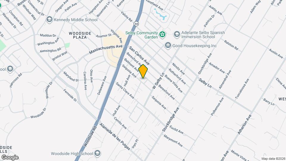 335 Sequoia Ave Map and Location Details