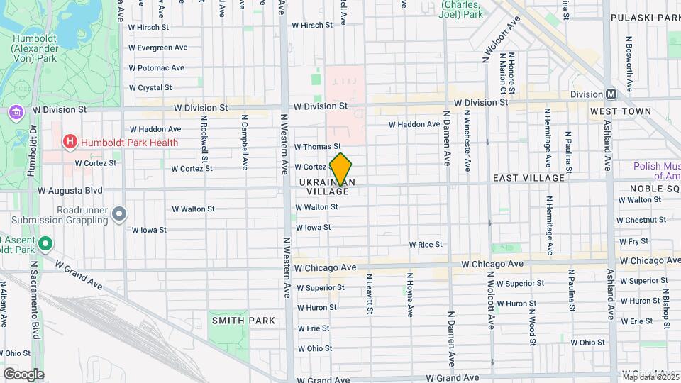 2243 W Augusta Blvd Mapa y Detalles de la Ubicación