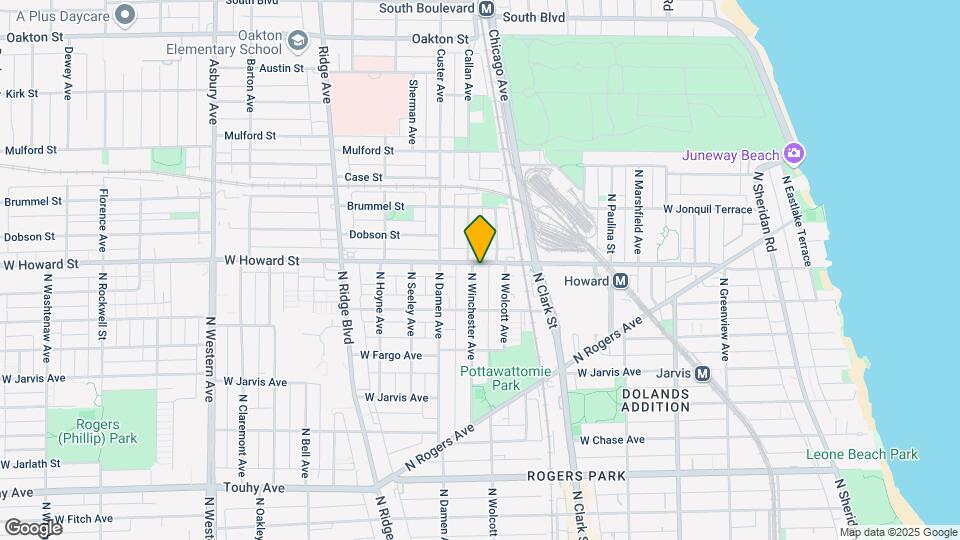 7541 N Winchester Ave, Unit 301 Map and Location Details