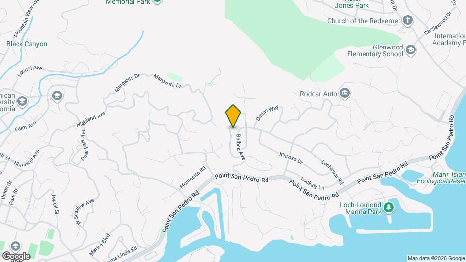 48 Junipero Serra Ave Map and Location Details