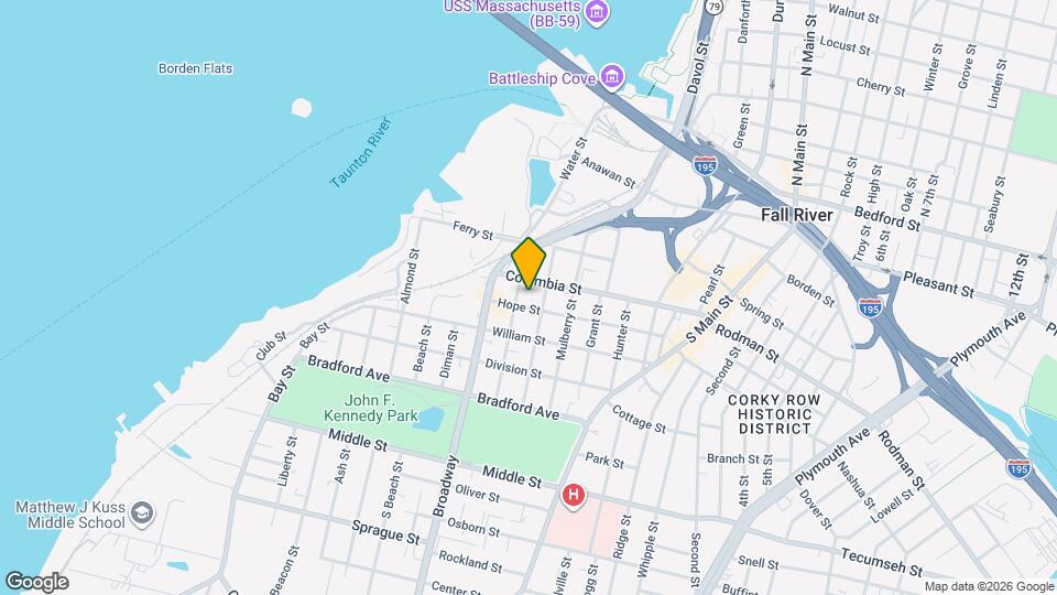 196 Hope St Map and Location Details