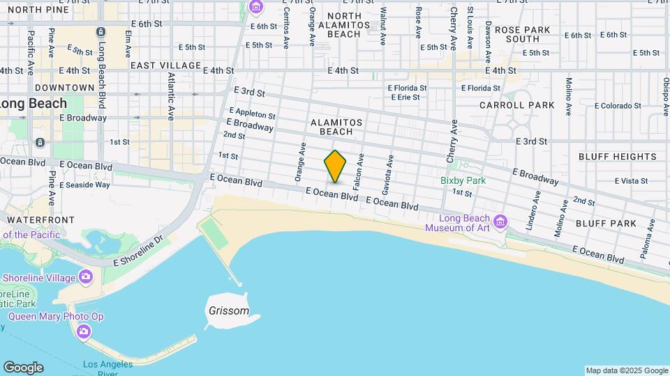 1319 E Ocean Blvd Mapa y Detalles de la Ubicación