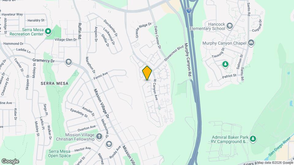 2916 W Canyon Ave. Map and Location Details