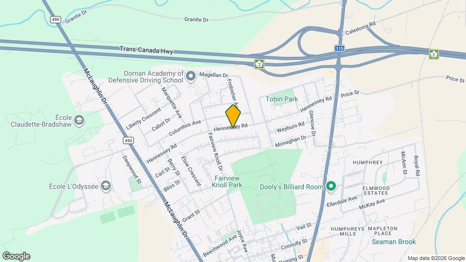 200 Hennessey Rd Map and Location Details