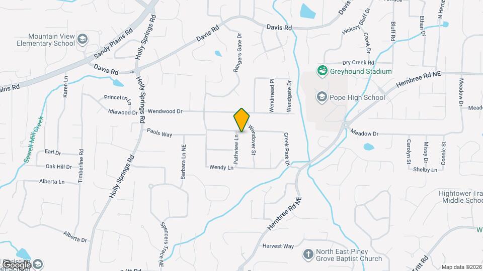 2972 Pathview Ln Map and Location Details