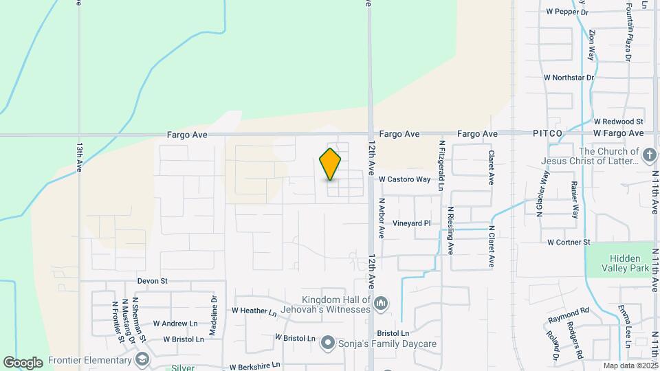 1834 W Bella Oaks Way Map and Location Details