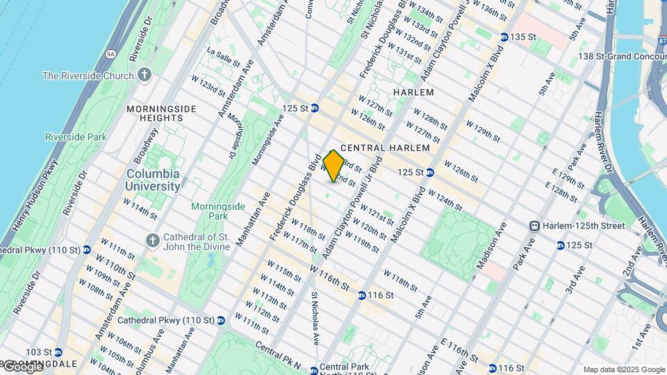 225-227 W 121st St Map and Location Details