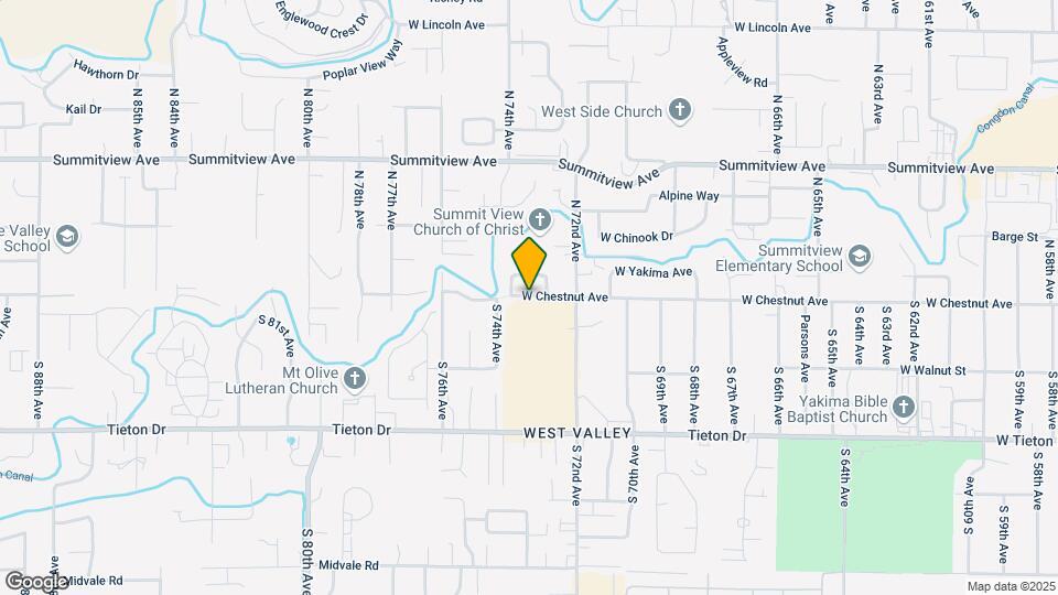 7302 W Chestnut Ave Map and Location Details