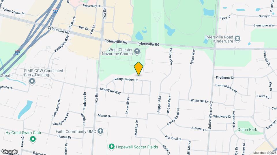 7823 Spring Garden Ct Map and Location Details