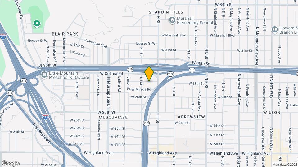 855 W 29th St Map and Location Details