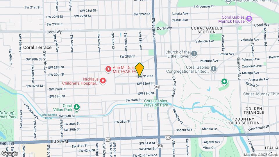 5820 SW 31st St Map and Location Details