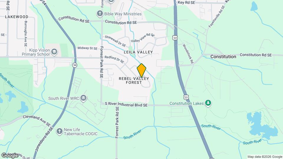 1140 Redford Dr SE Map and Location Details