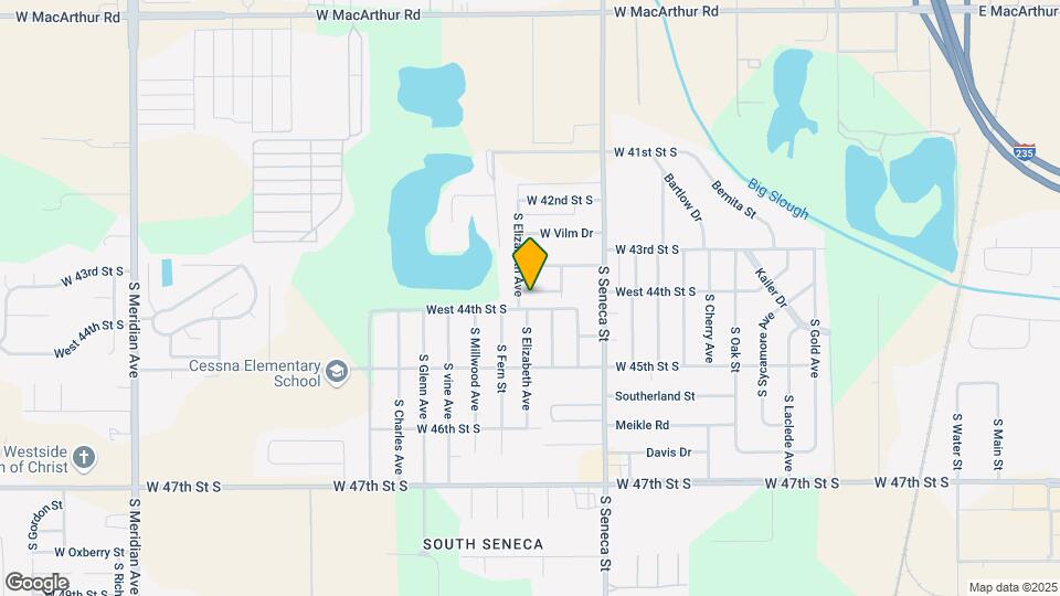 4460 S Elizabeth Ave Mapa y Detalles de la Ubicación