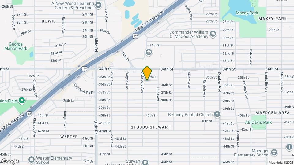 4818 36th St Map and Location Details