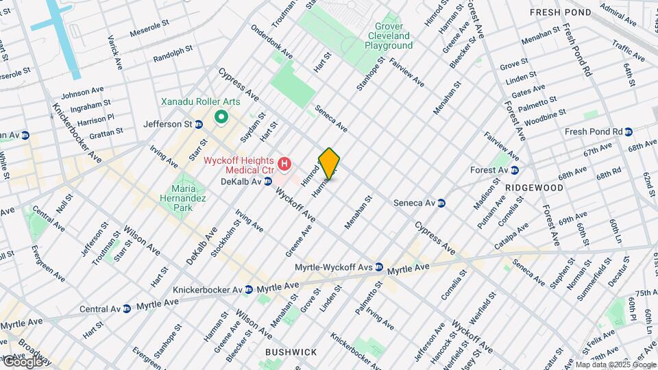 203 Saint Nicholas Ave Mapa y Detalles de la Ubicación