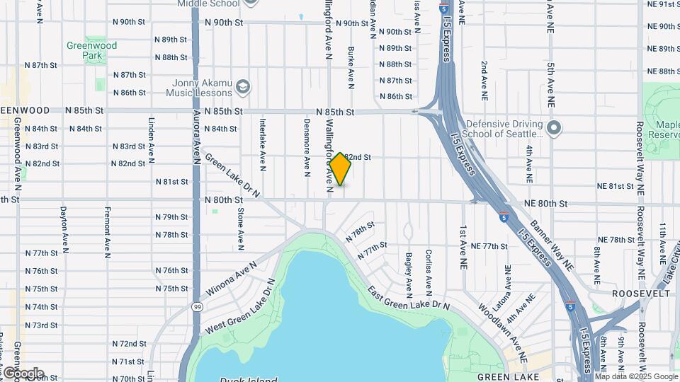 8011 Burke Ave N Map and Location Details