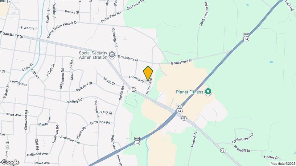 307 Patton Ave Mapa y Detalles de la Ubicación