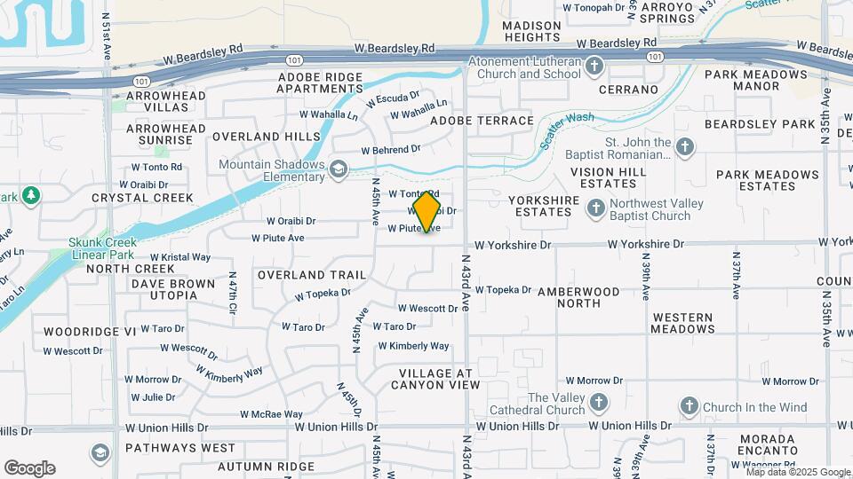 4408 W Yorkshire Dr Map and Location Details