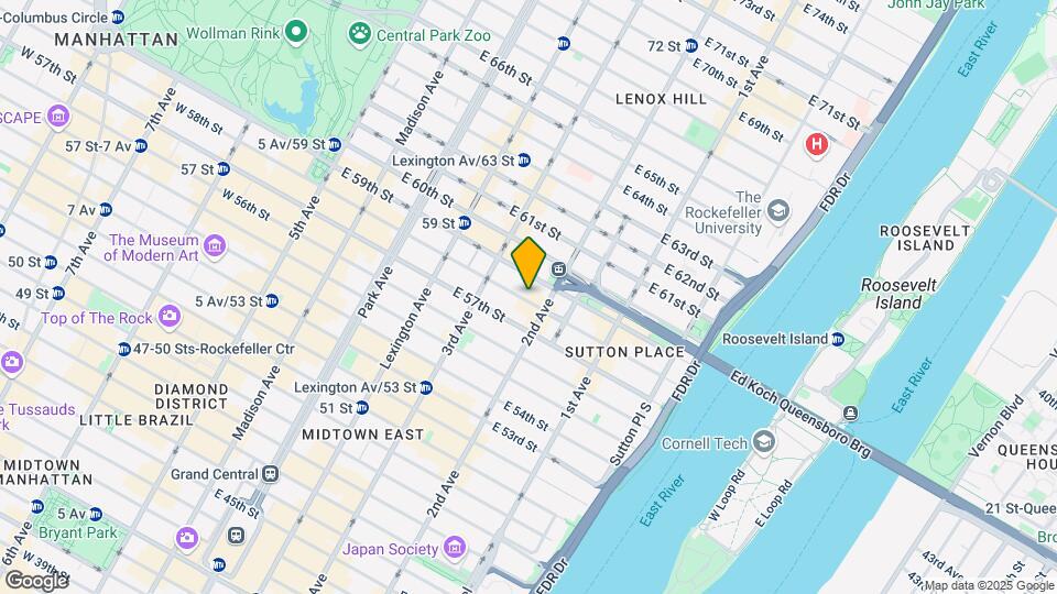 237-239 E 58th St Mapa y Detalles de la Ubicación