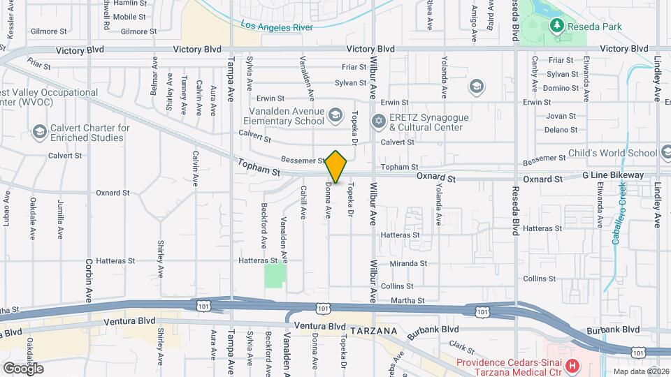 6006 Donna Ave Map and Location Details