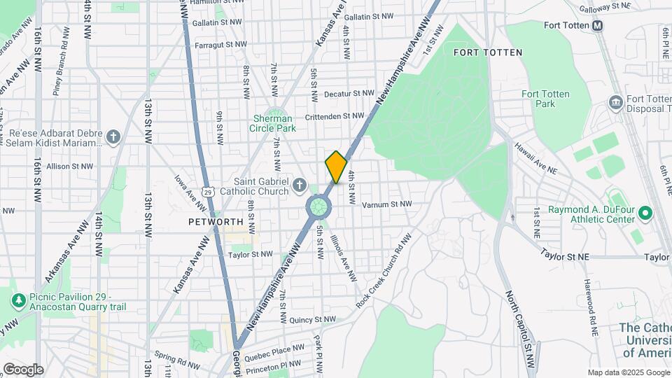 4325 New Hampshire Ave NW Map and Location Details
