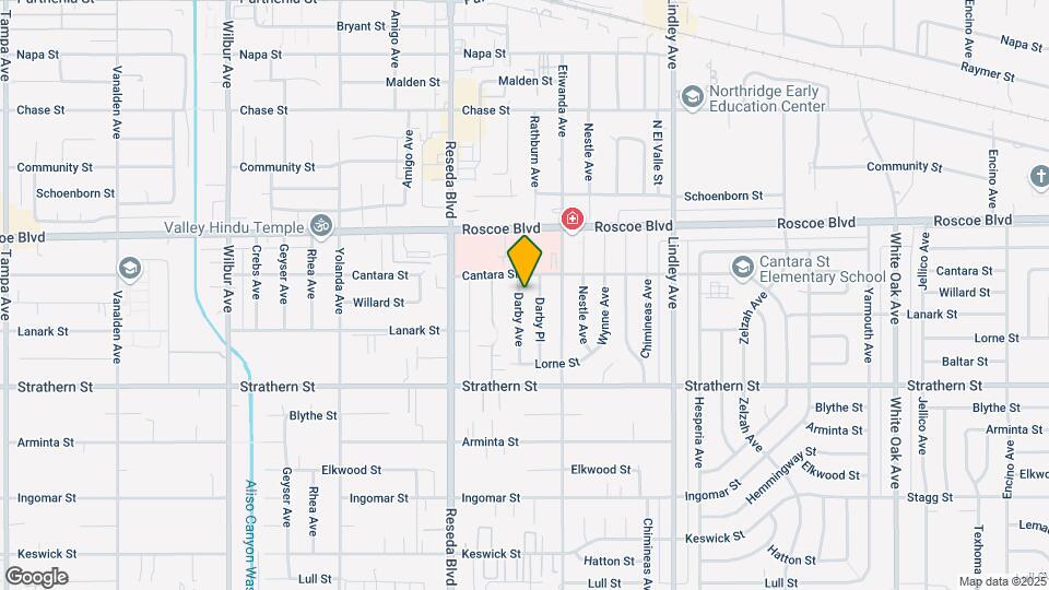 8138 Darby Ave Map and Location Details