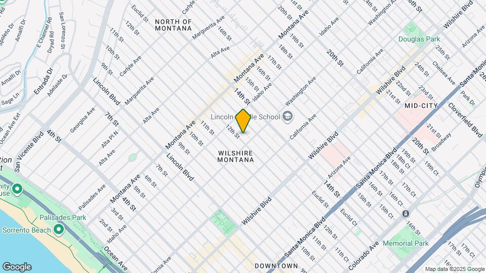 943 12th St Map and Location Details