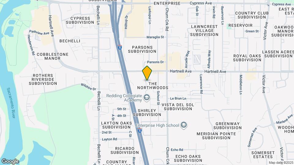 3067 Northwoods Wy Map and Location Details