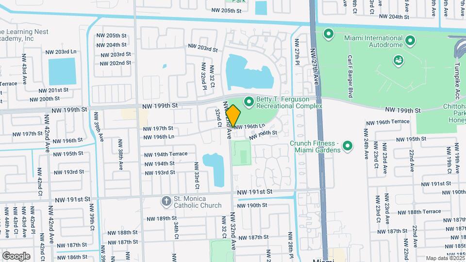 3145 NW 196th St Map and Location Details