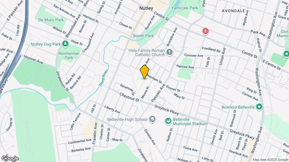 50 Newark Pl, Unit 2nd Apt Map and Location Details