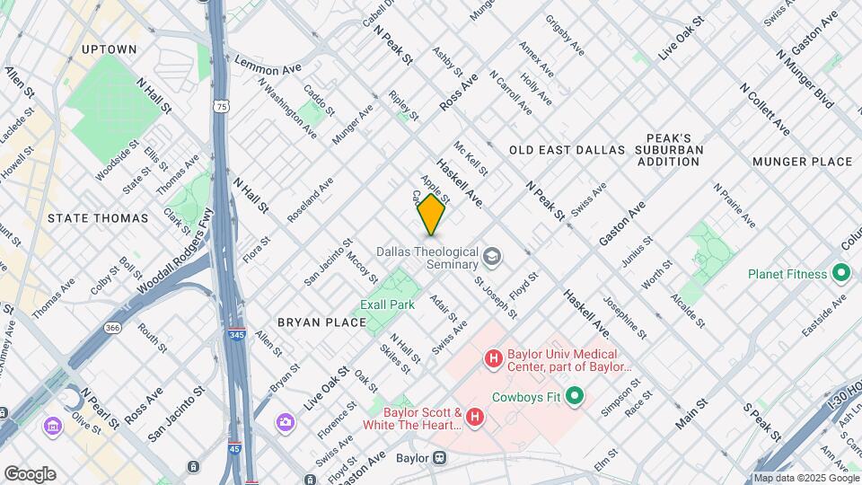 1333 St Joseph St Map and Location Details