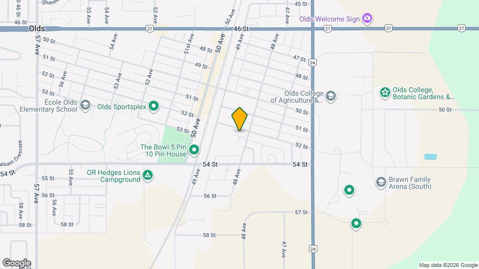 4809-4852 52 St Map and Location Details