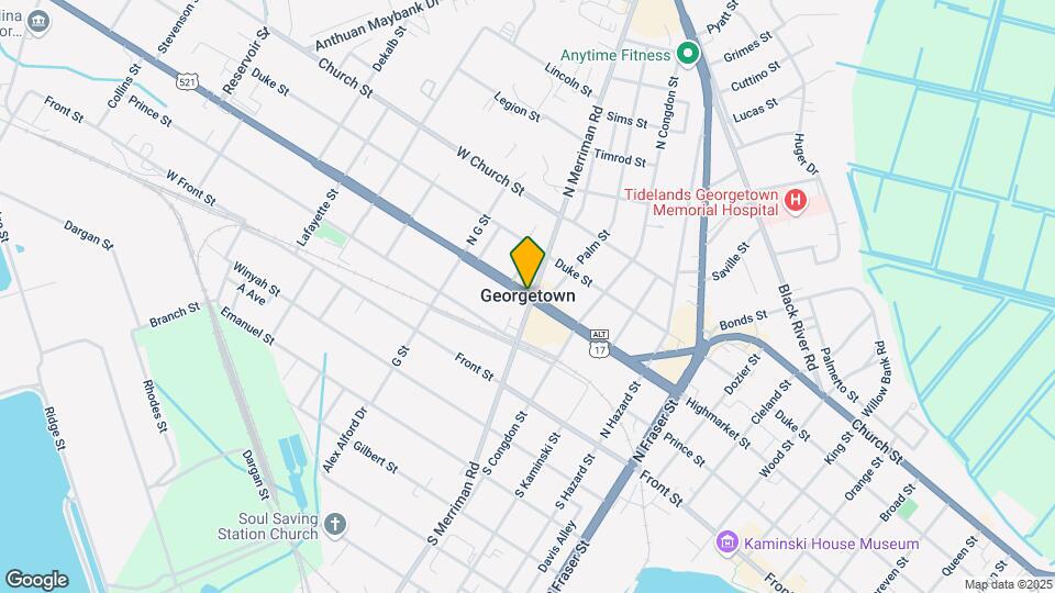 CP6FWV Georgetown Mapa y Detalles de la Ubicación