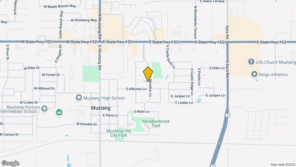609 S Meadow Ln Map and Location Details
