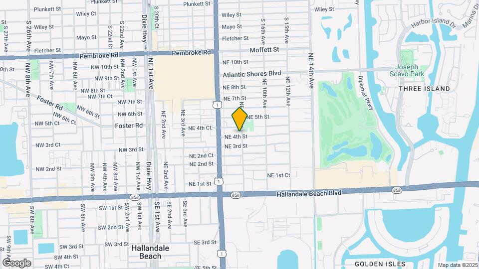 725 NE 4th St Map and Location Details