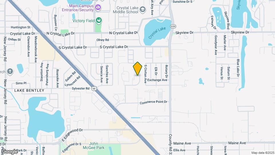 1835 Crystal Grove Dr Map and Location Details