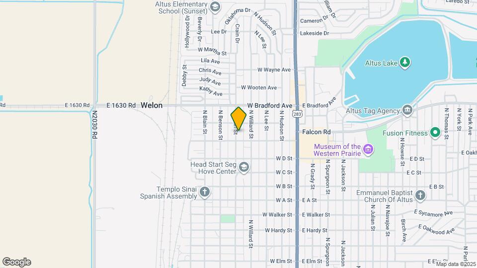 1210 N Crain St Map and Location Details