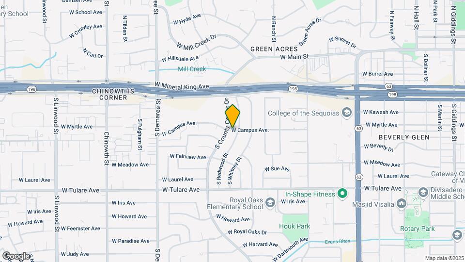 2 W Campus Ave. Map and Location Details