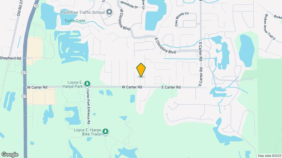 111 W Carter Rd Map and Location Details