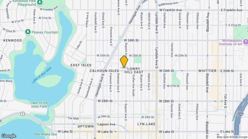 2560 Dupont Avenue South, Unit Apt 1 Map and Location Details