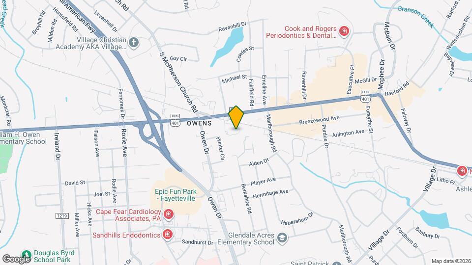 1031 Ancestry Dr Map and Location Details