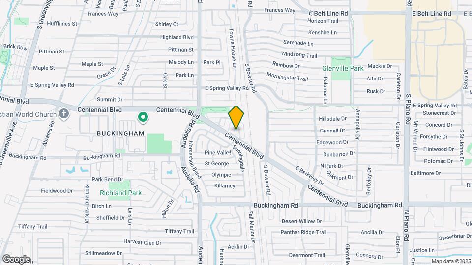 808 Woodway Ln Map and Location Details