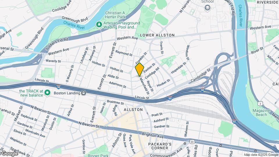 54 Mansfield St, Unit 3 Map and Location Details