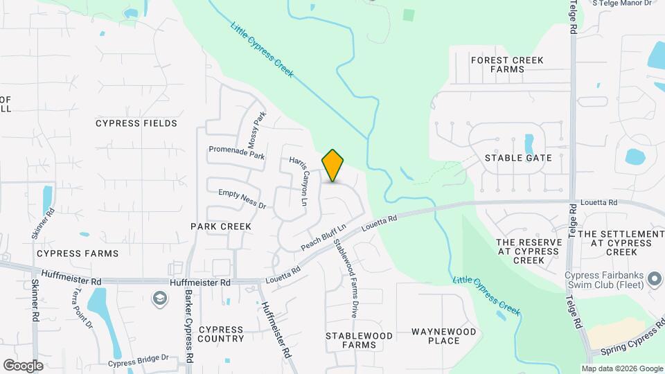 15331 Keystone Bend Ln Map and Location Details