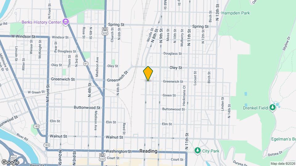 547 N 8TH St Map and Location Details