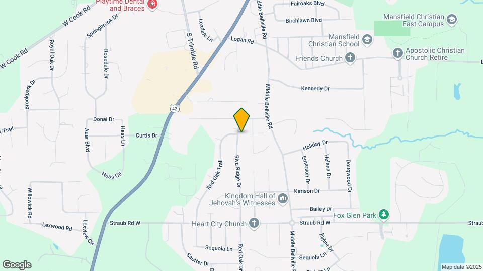 1665 Riva Ridge Dr Map and Location Details