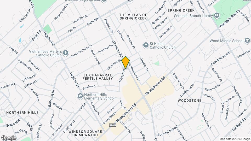 5032 Mayspring Map and Location Details