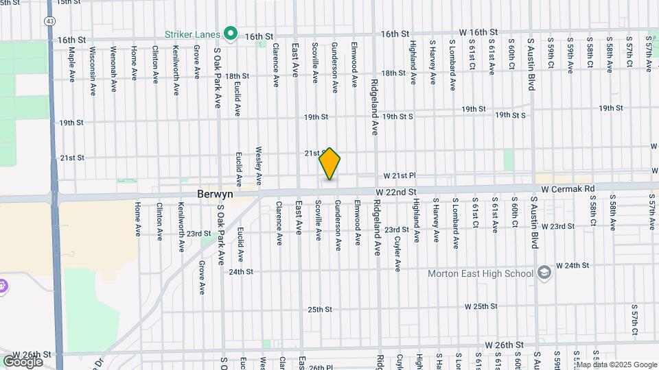 2146 Gunderson Ave Map and Location Details